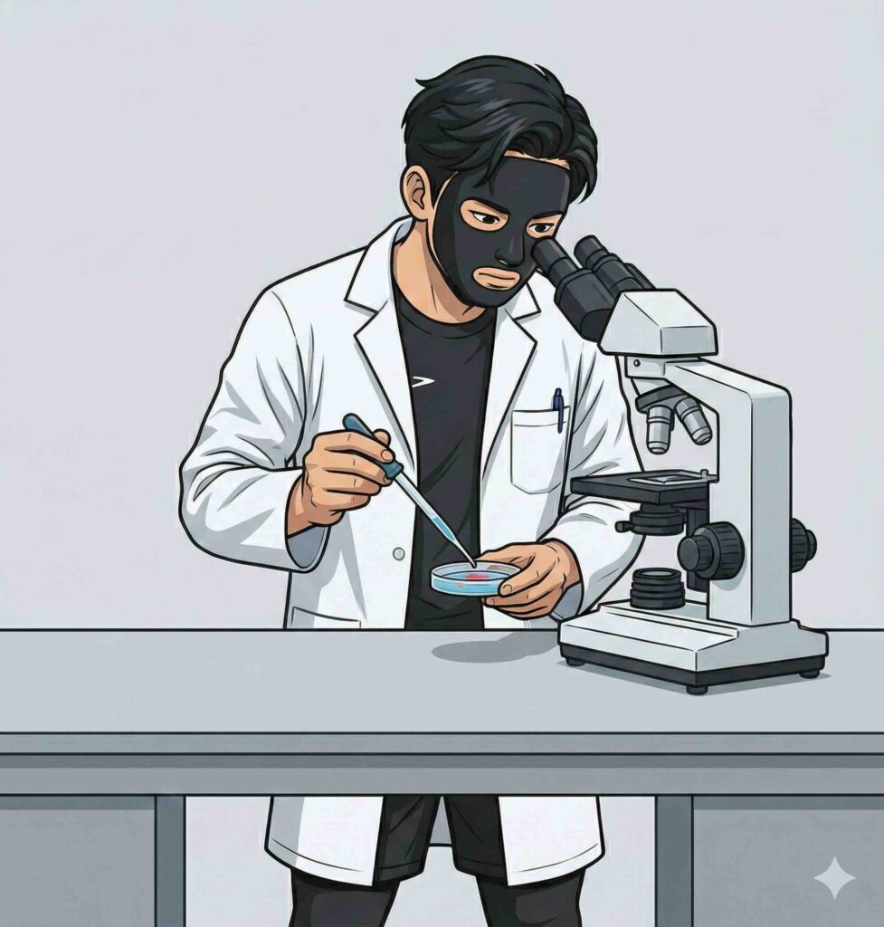 科学的根拠を発見するブラック太郎