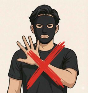 NG行動を禁止させるブラック太郎