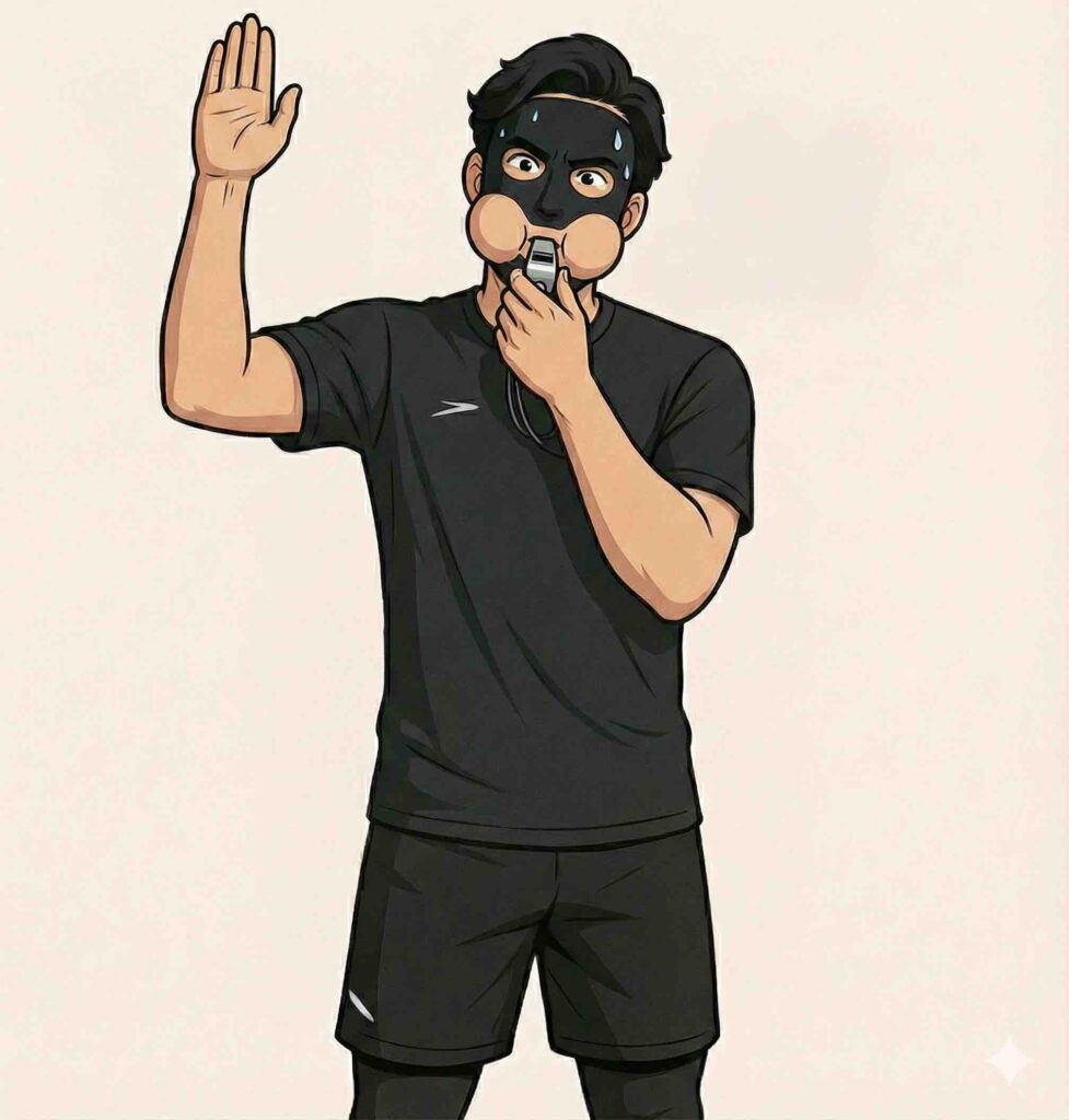 警鐘を鳴らすブラック太郎