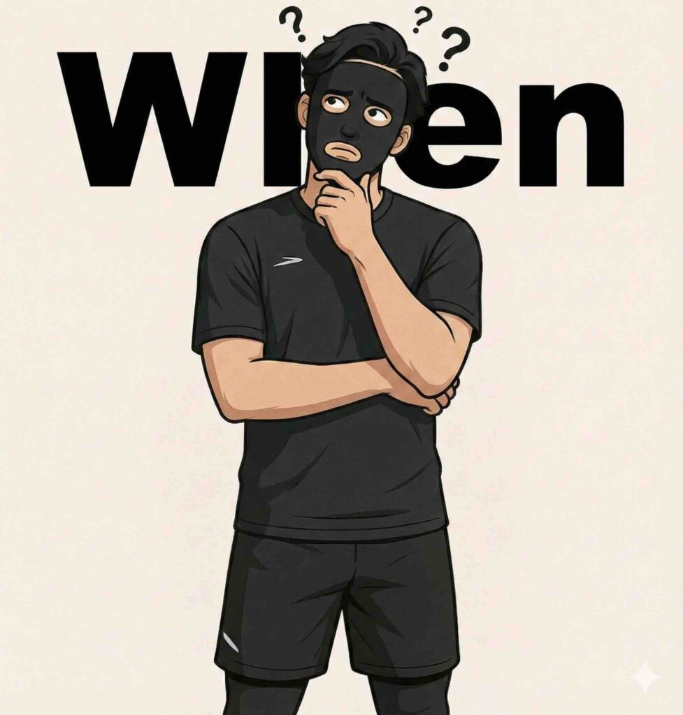 いつだろう?と疑問に思うブラック太郎