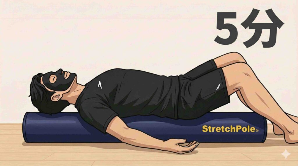 5分でいいことを示すブラック太郎