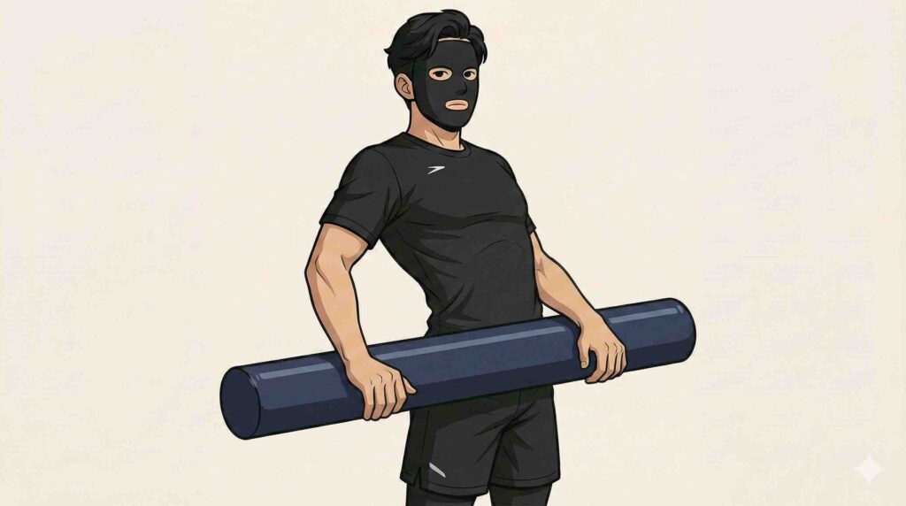 反り腰のブラック太郎