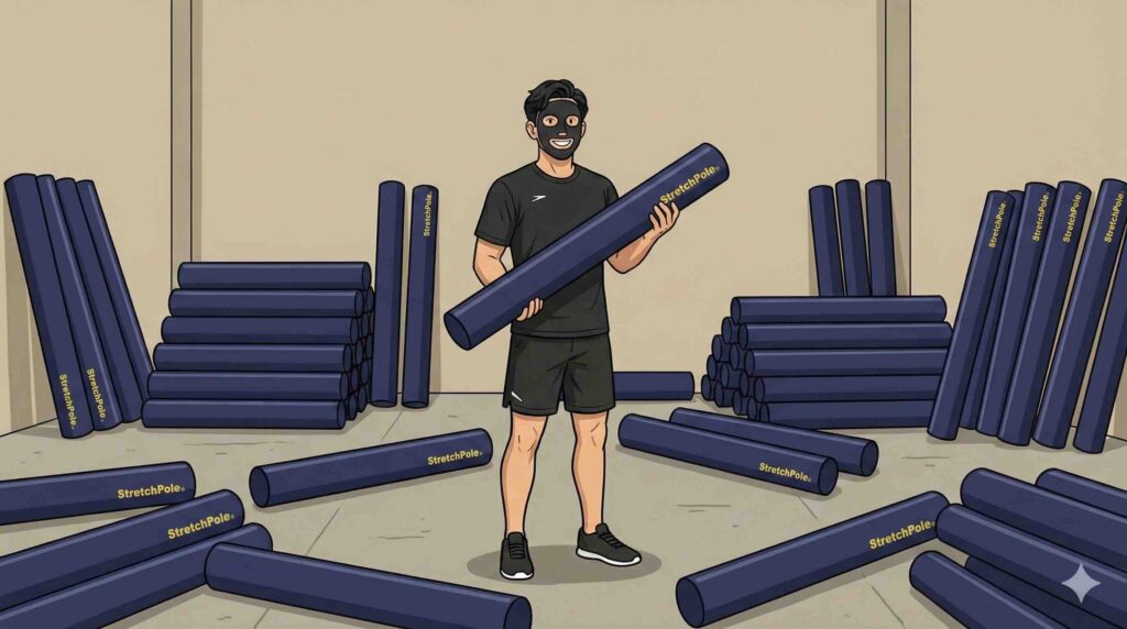 多くのストレッチポールの中からおすすめを選ぶブラック太郎