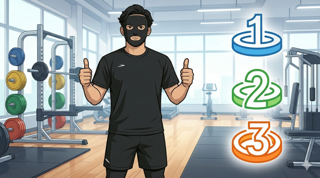 ３ステップで改善しようと説明するブラック太郎