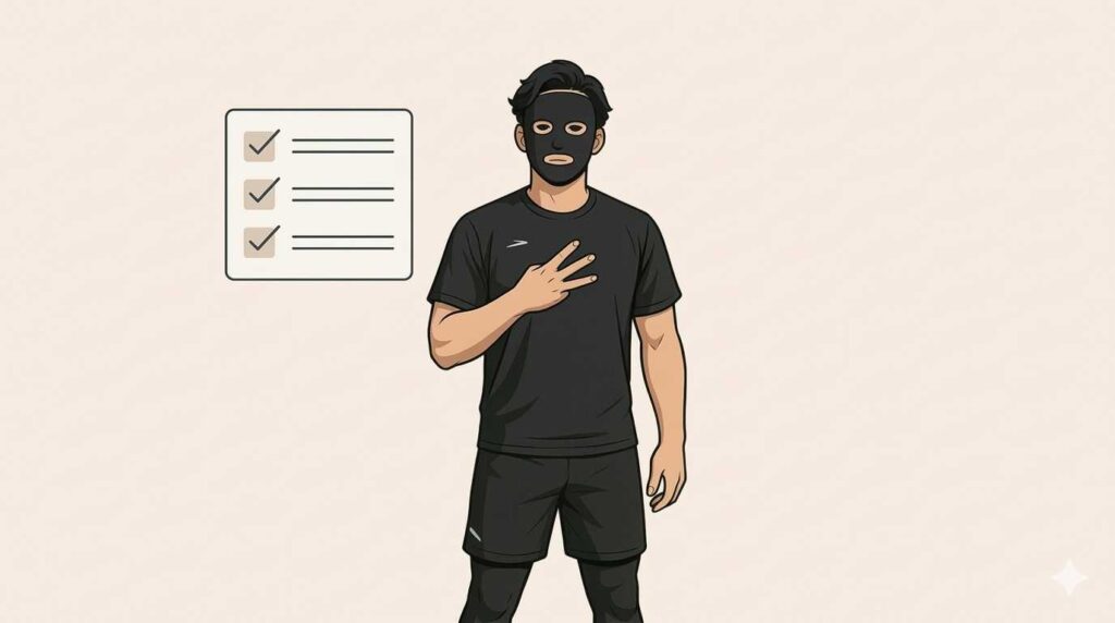 筋トレを中止したいサインを示す