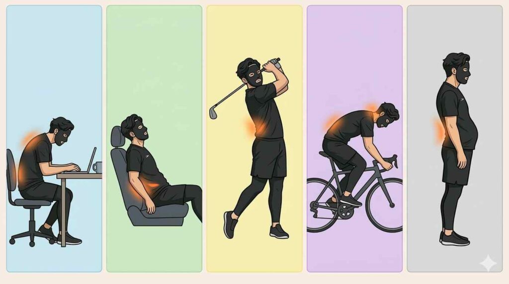 シーン別でよくある原因を示すブラック太郎