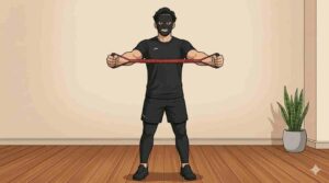 チューブを持つブラック太郎