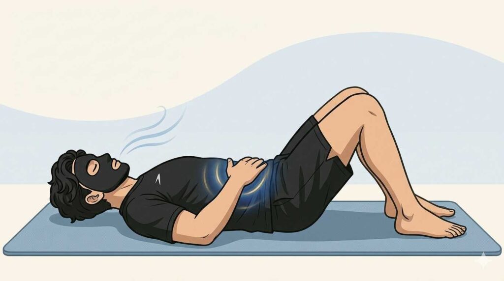 ドローインするブラック太郎