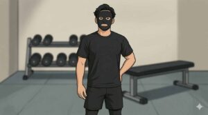 ヘルニアかもしれないブラック太郎