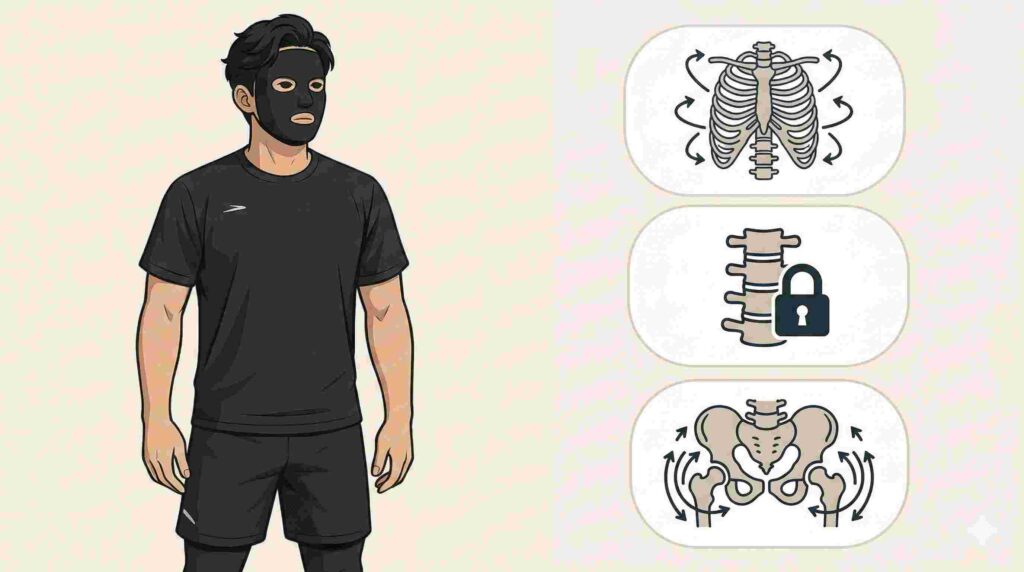 体の機能について考えるブラック太郎