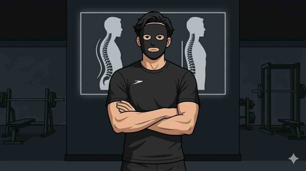 反り腰を説明するブラック太郎