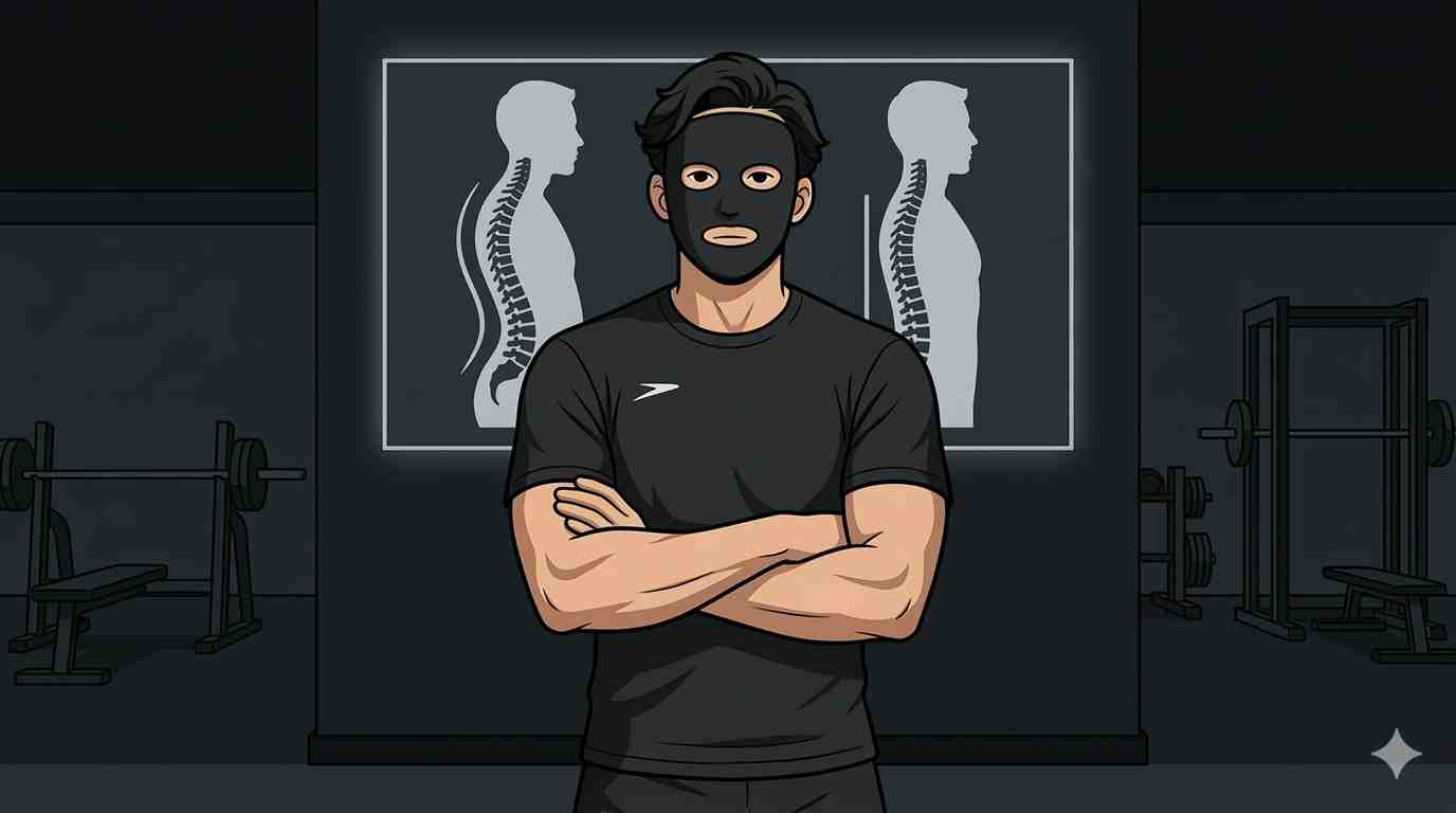 反り腰を説明するブラック太郎