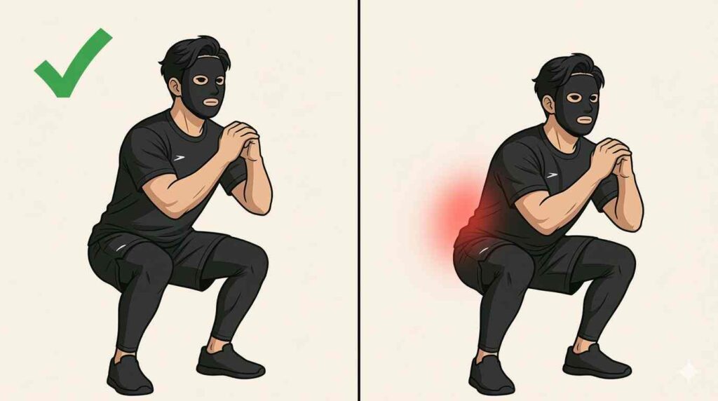 可動域と疲労の「中止基準」示すブラック太郎