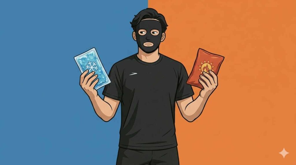 温める？冷やす？ブラック太郎