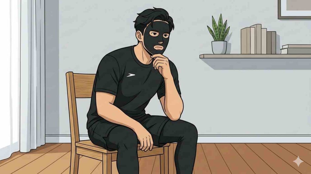 考えるブラック太郎