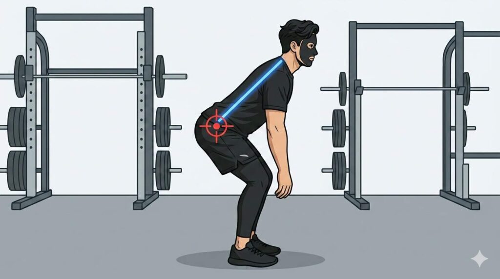 股関節主導で動かすスクワットができるブラック太郎②