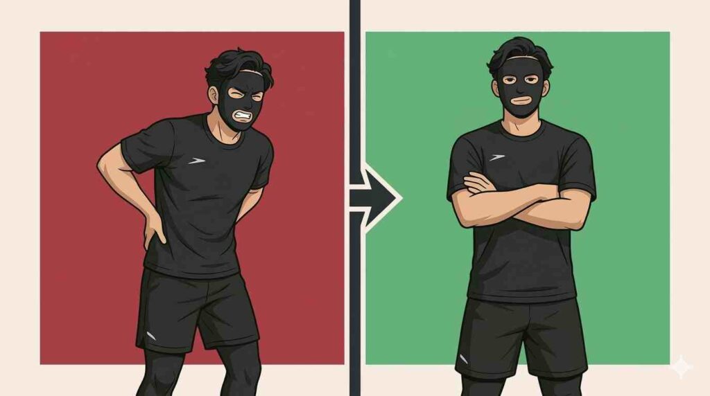 腰痛のブラック太郎と腰痛じゃないブラック太郎