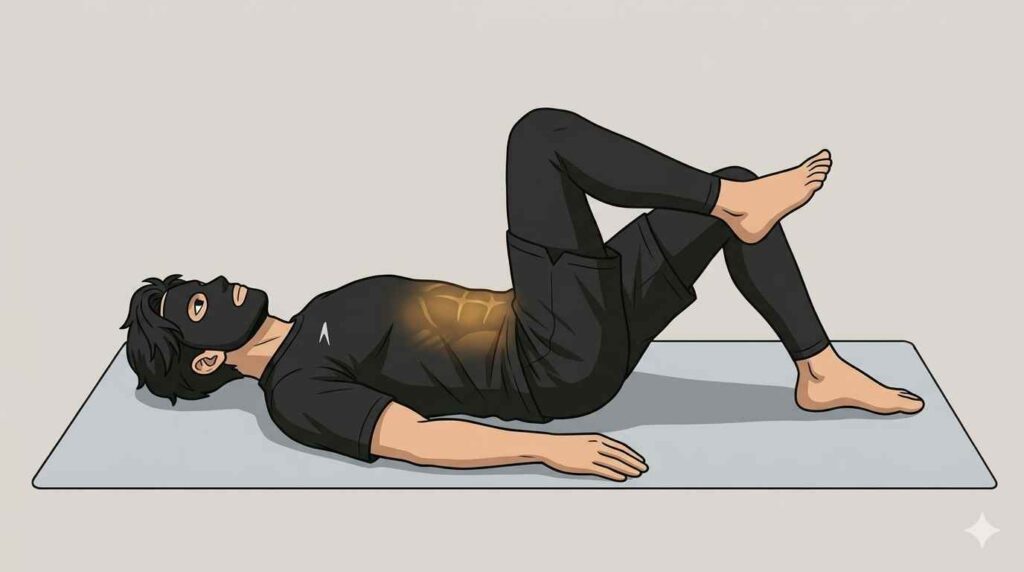 腸腰筋を鍛えるブラック太郎