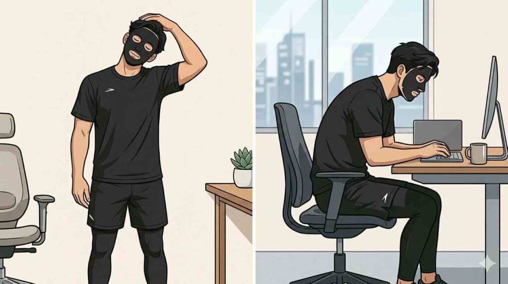 ストレッチだけでは肩こりが改善しないブラック太郎