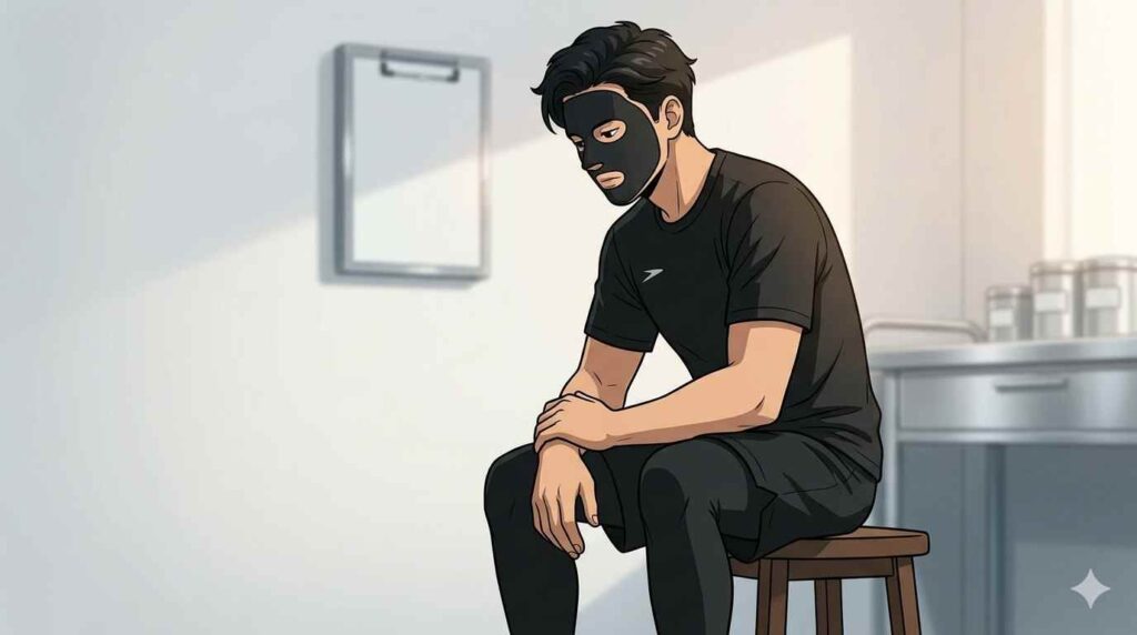 ダンベルで肩こりが改善しないブラック太郎