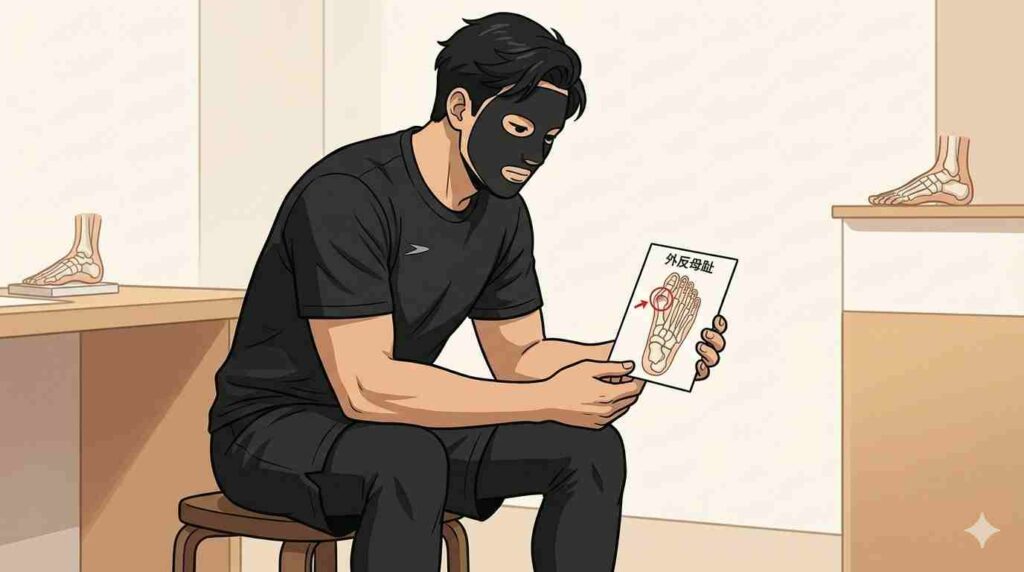 外反母趾の進行を止めるブラック太郎