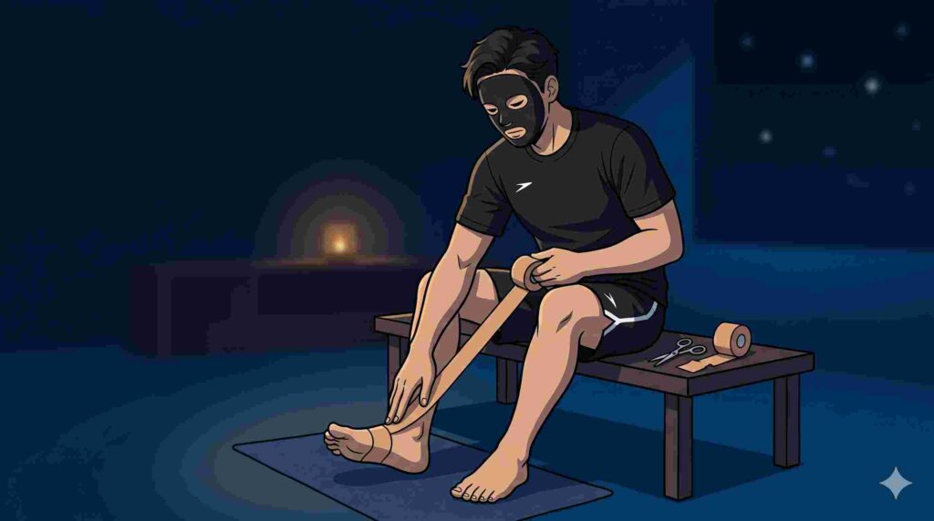 外反母趾テーピング6