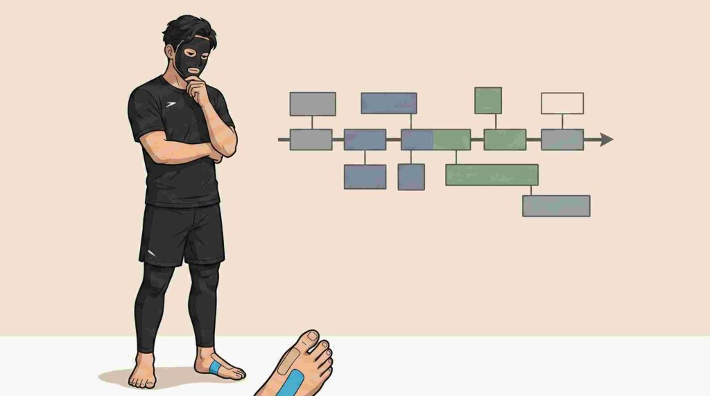 外反母趾テーピング8