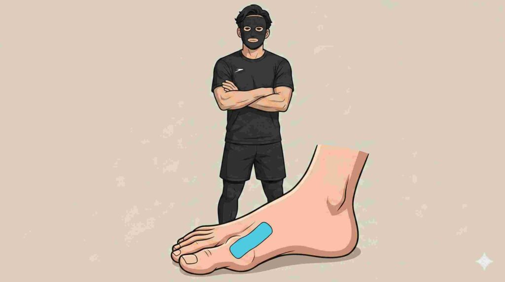 外反母趾テーピング２