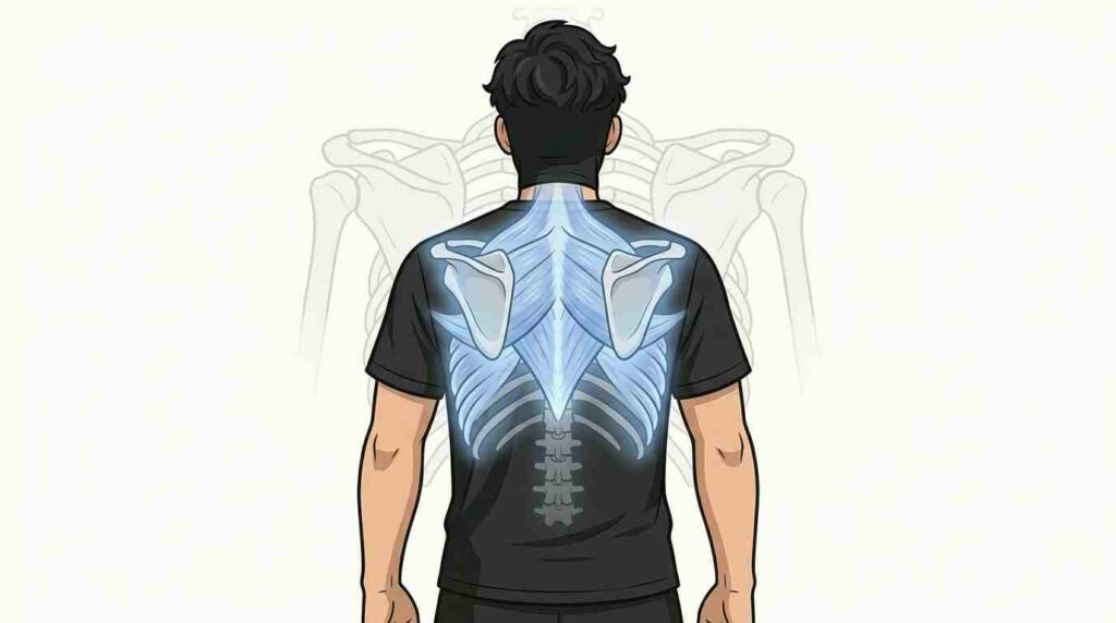 筋トレで姿勢が良くなり肩こりが解消するブラック太郎