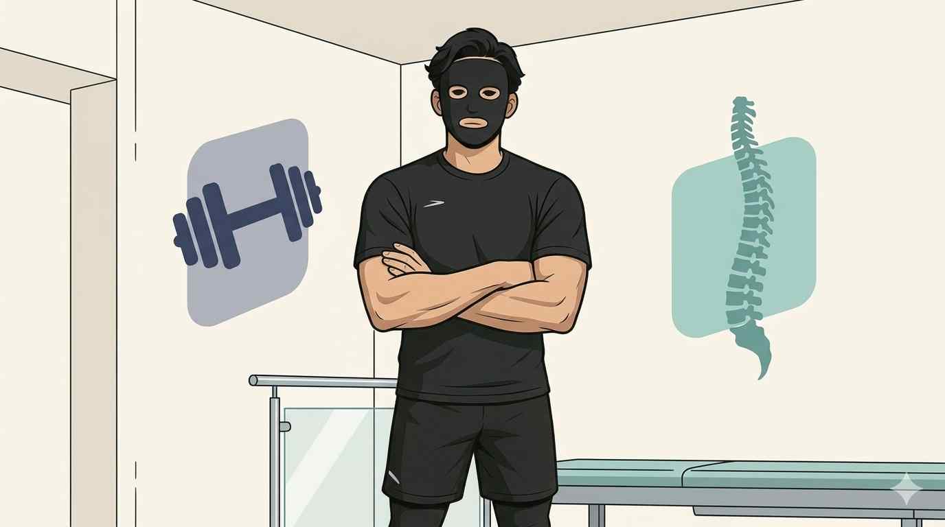 肩こりを予防する筋トレを教えたいブラック太郎