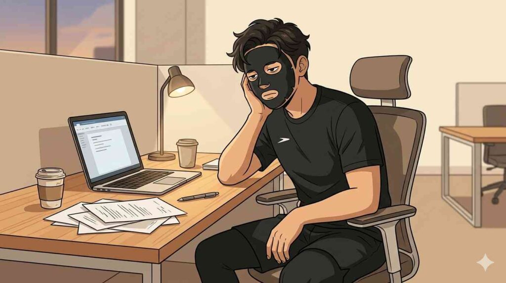 肩こりを放置して鬱になるブラック太郎